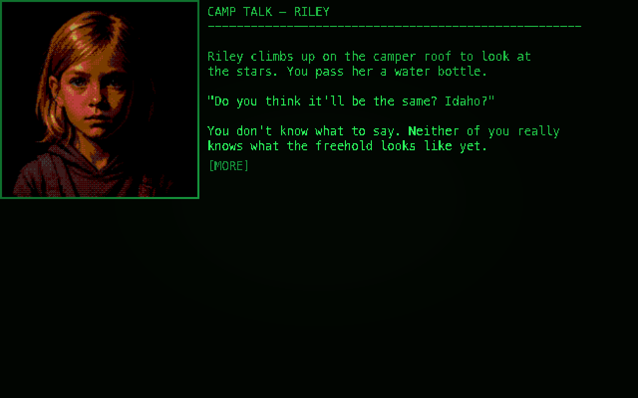 Camp scene screenshot